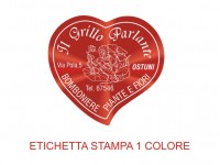 Etichette adesive per fioristi, fiorai e vivaisti (mm 36x34)  (cod.26G)